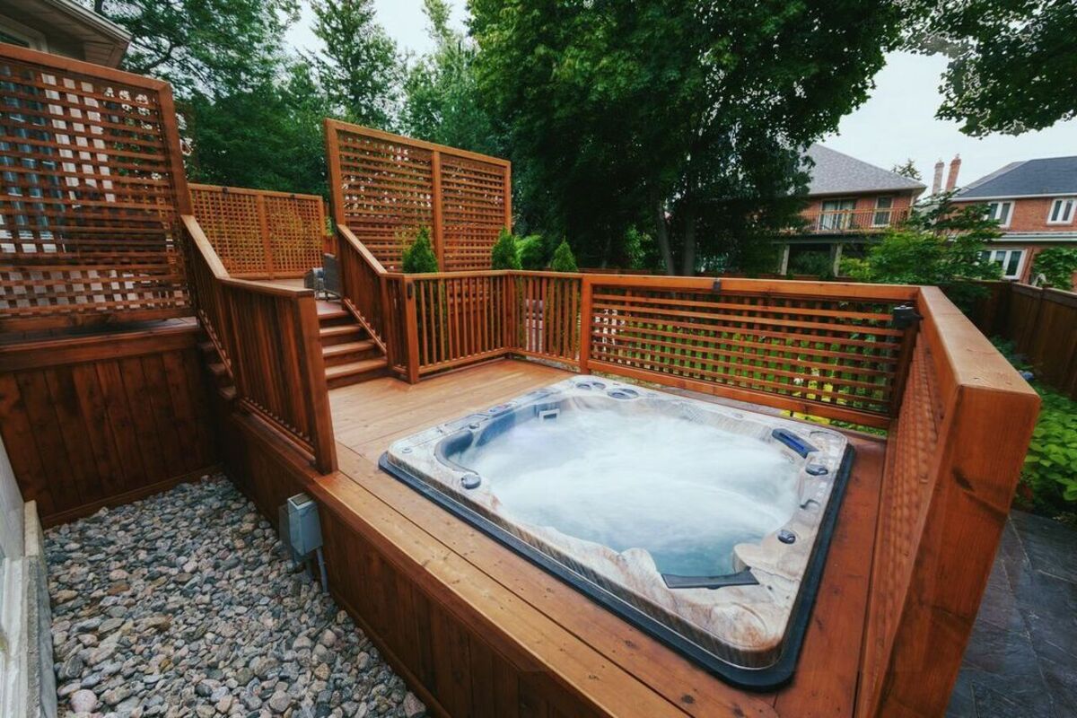 18 hot tub patio ideas 13