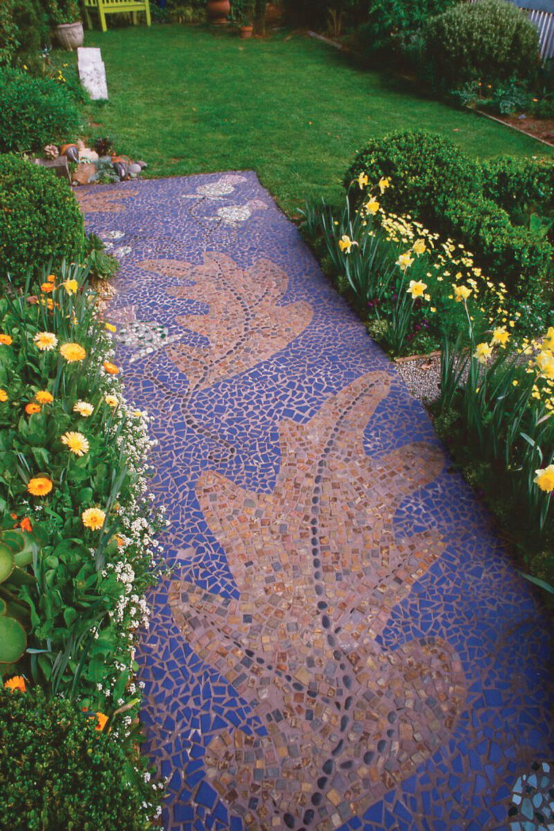 18 Creative Mosaic Walkway Ideas to Beautify Your Garden