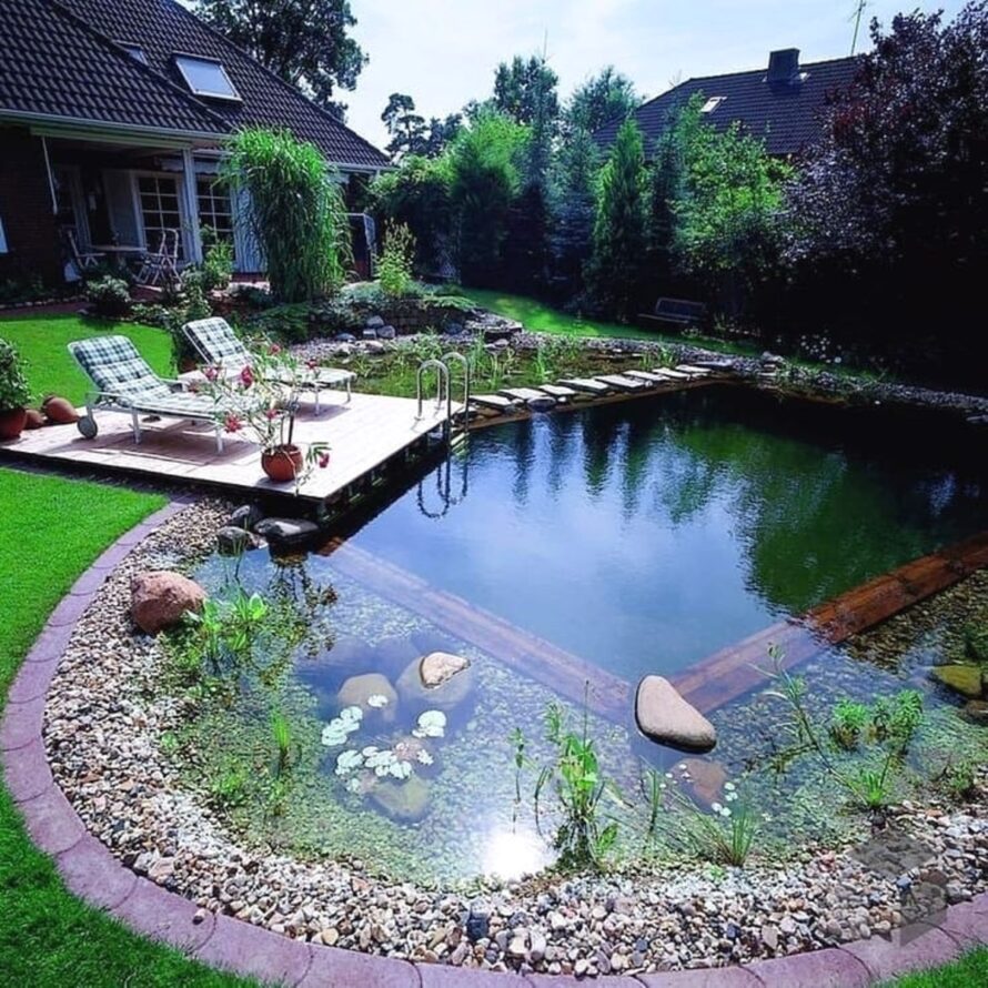20 landscaping around pool inground 2