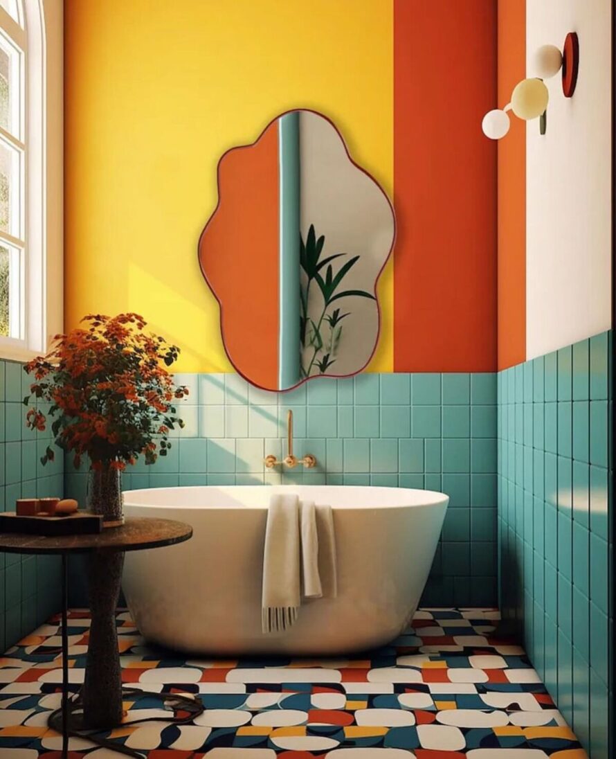 bathroom color schemes 13