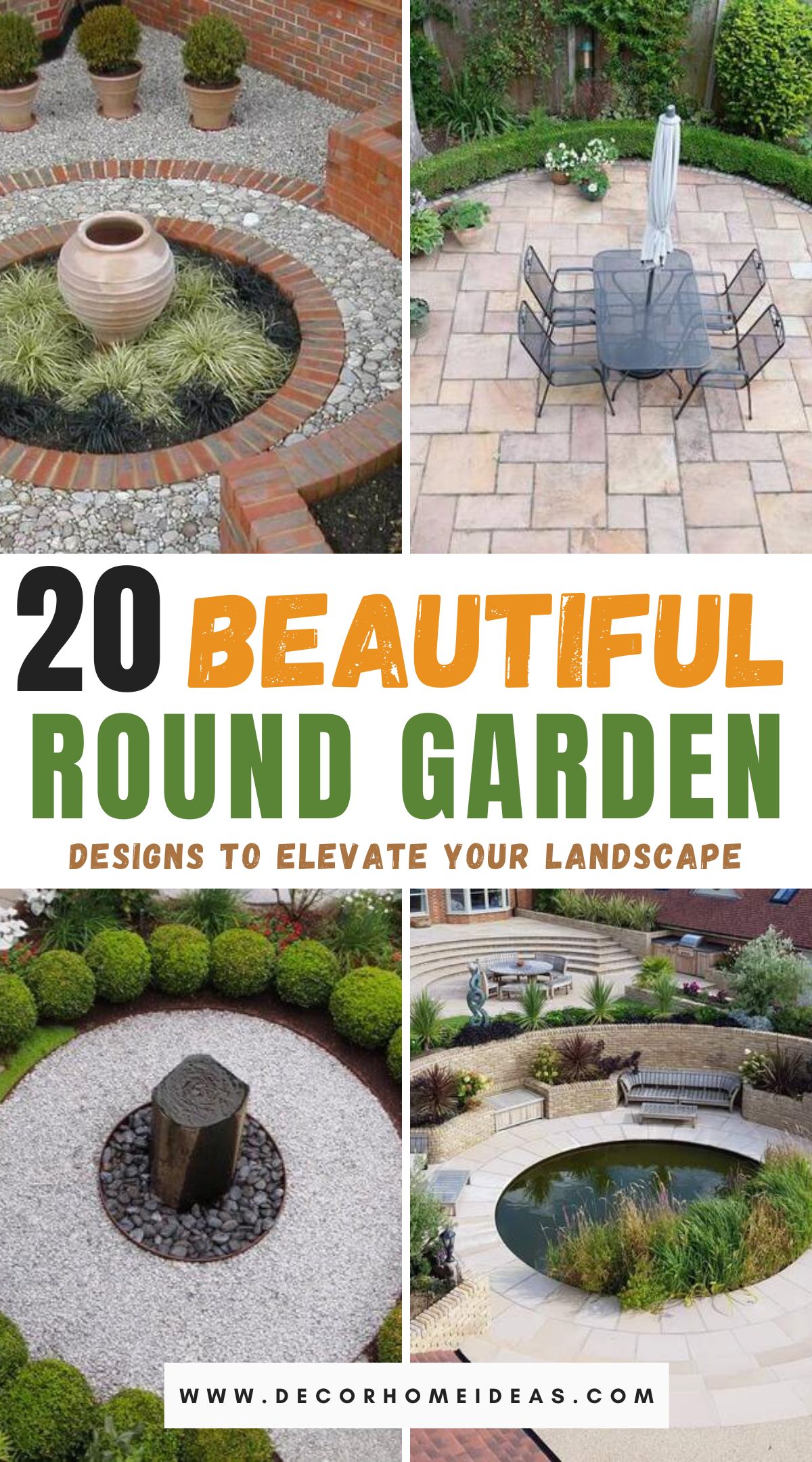 20 Enchanting Round Garden Ideas to Create a Serene Retreat