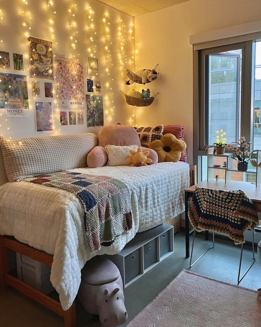 cozy college dorm 9