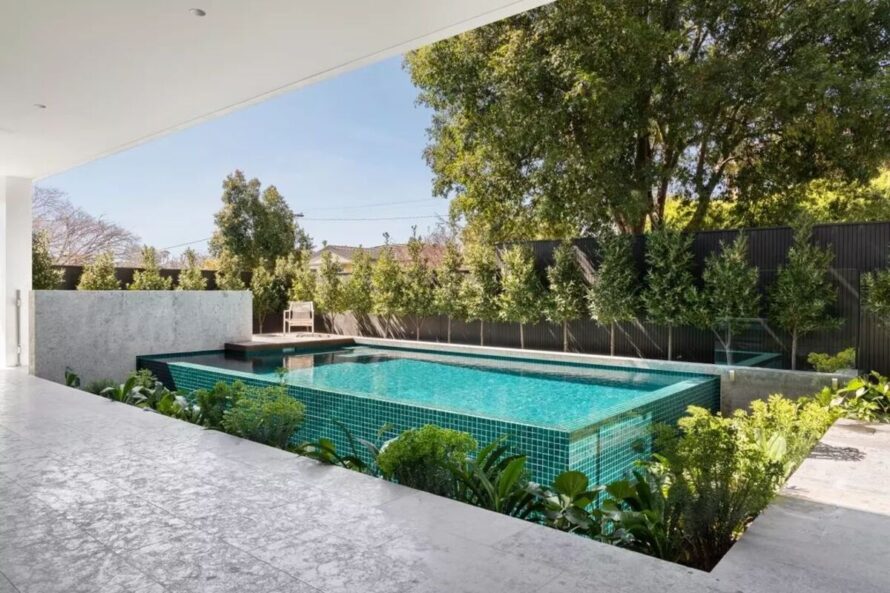 creative landscaping ideas for above ground pools 12