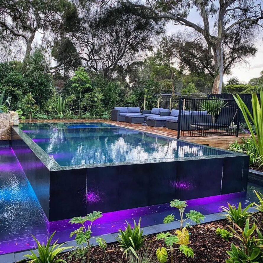 creative landscaping ideas for above ground pools 13