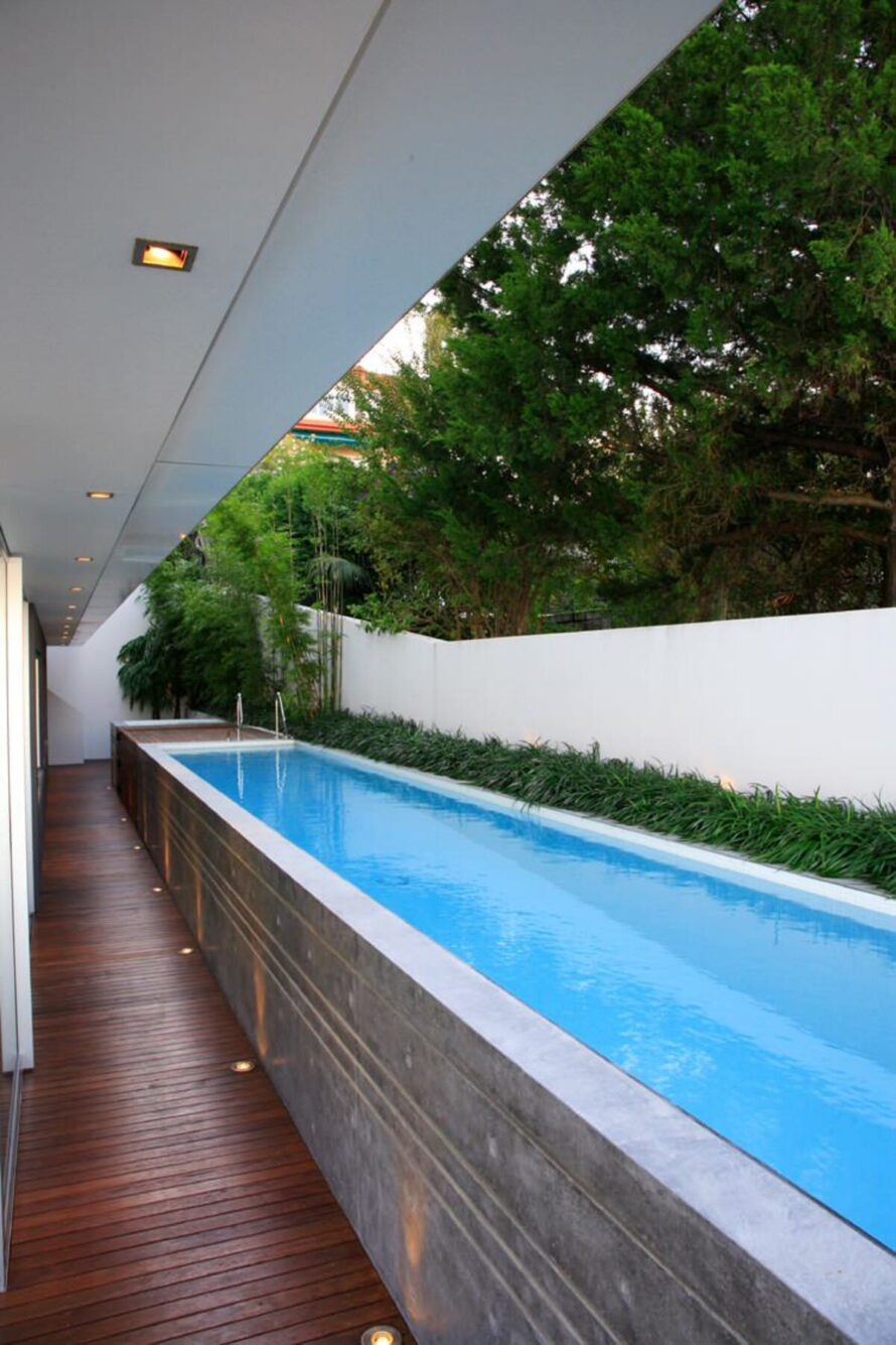 creative landscaping ideas for above ground pools 15