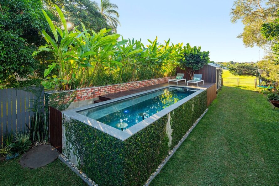 creative landscaping ideas for above ground pools 20