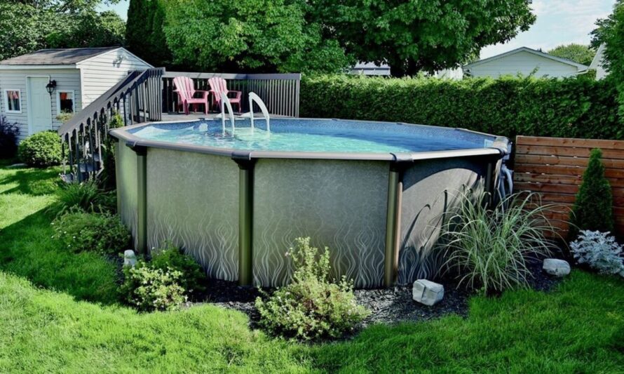 creative landscaping ideas for above ground pools 5