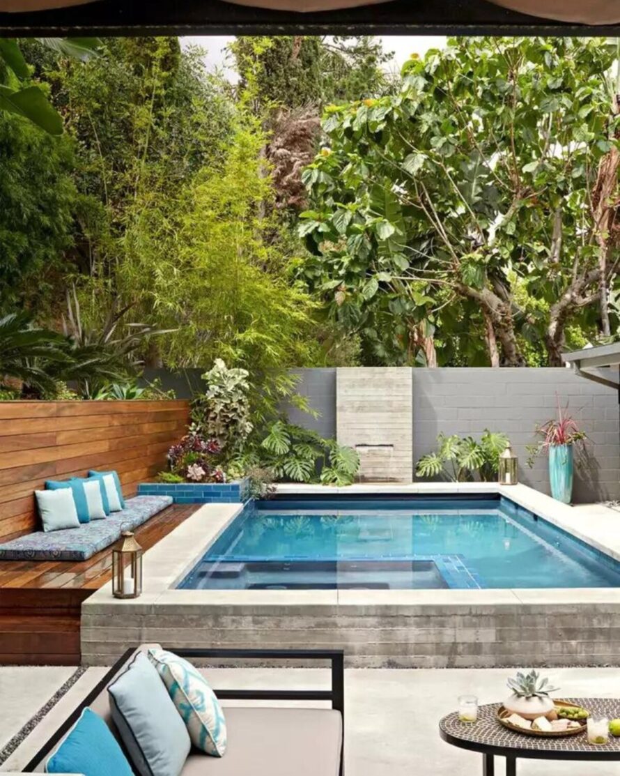 creative landscaping ideas for above ground pools 7