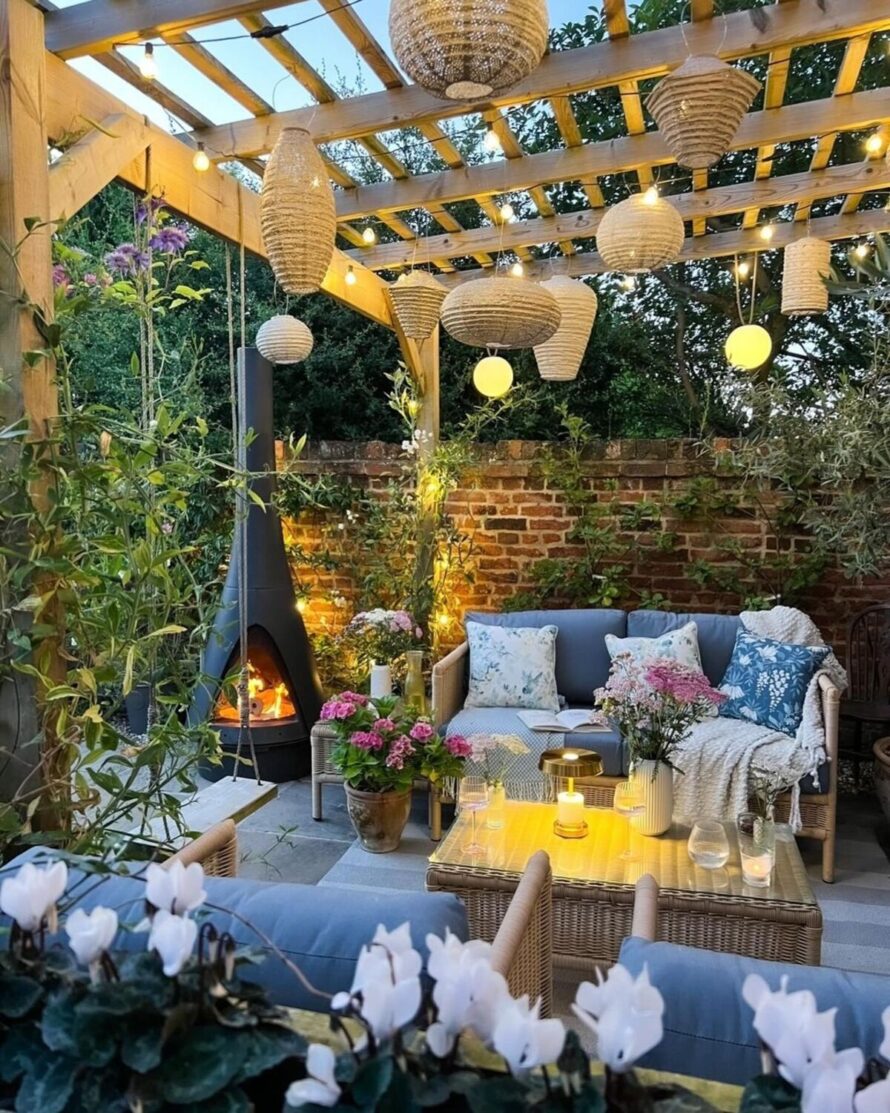 patio gazebo decorating ideas 1