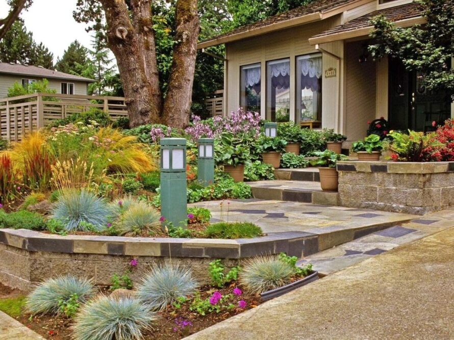 24 innovative front yard landscaping ideas 1