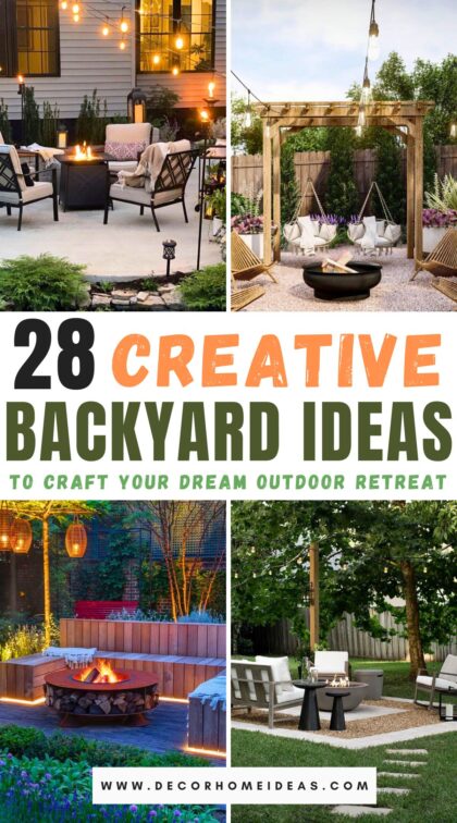 28 Unforgettable Backyard Ideas To Create Your Own Outdoor Oasis