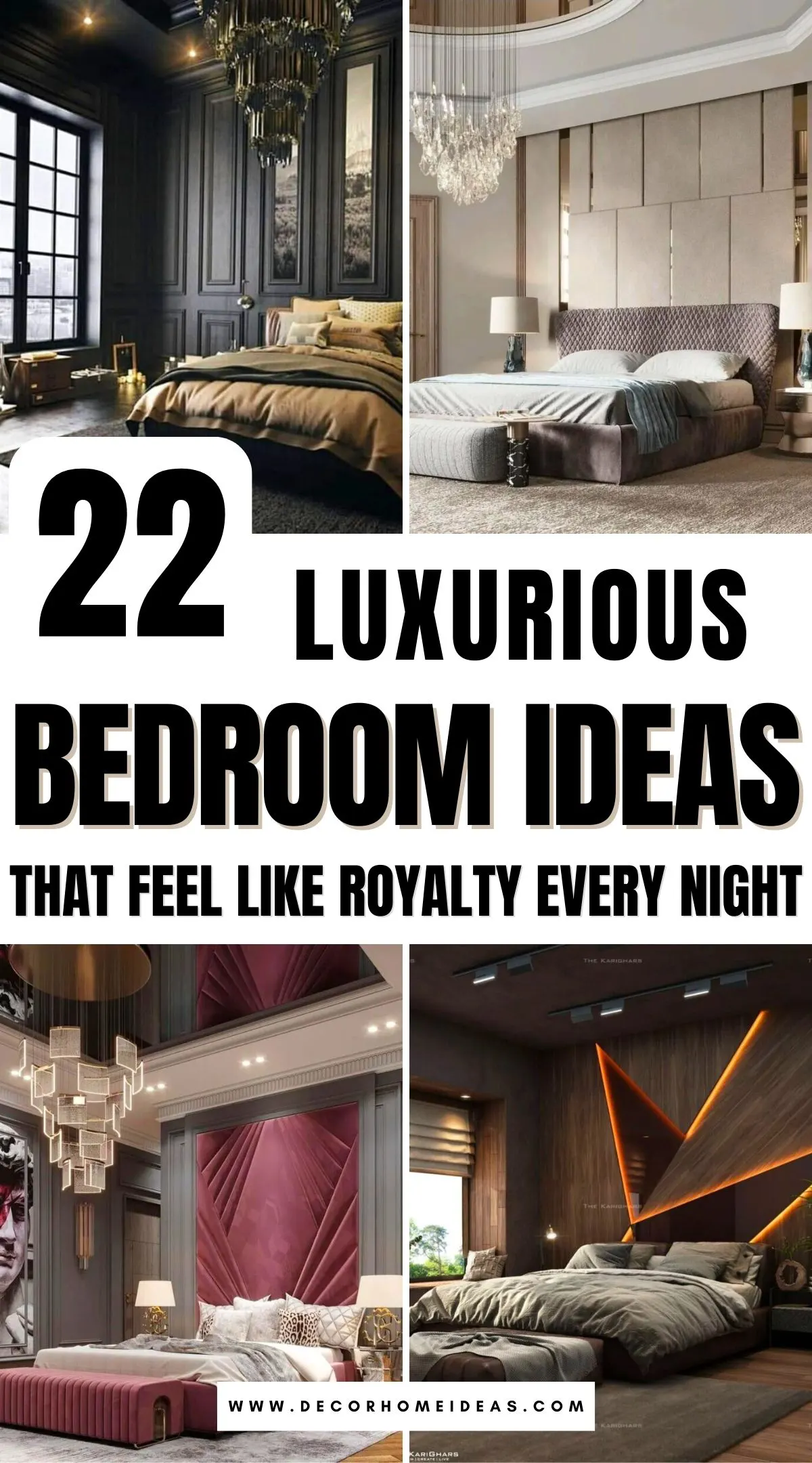 Explore 22 glamorous bedroom retreats that redefine relaxation and style. From dreamy color palettes to statement furniture and lavish accents, these ideas will make your space feel like a private paradise. Find out how to create a sanctuary that’s both stunning and serene!