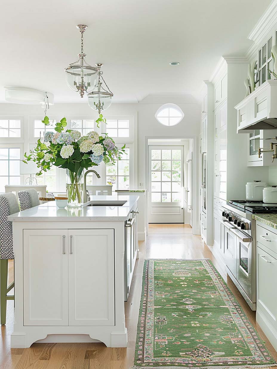 11. Sage Green Kitchen Rugs