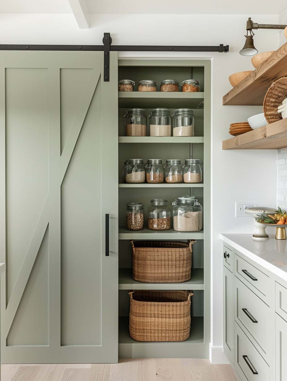 17. Sage Green Pantry