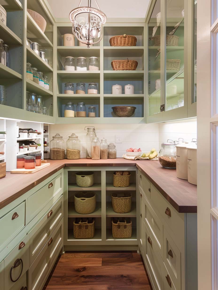 24. Sage Green Butler’s Pantry