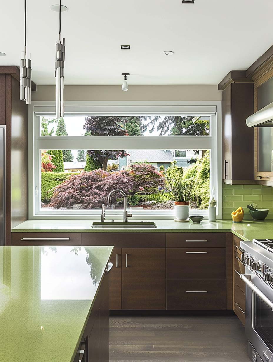 9. Sage Green Countertops