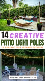 best DIY patio light poles ideas