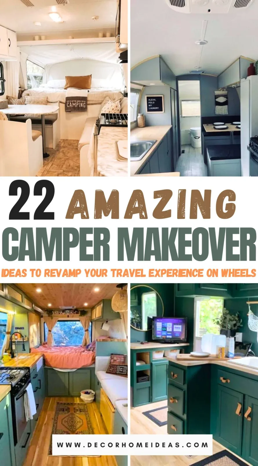 Transform your camper into a stylish and functional space with these 22 amazing makeover ideas. From cozy interiors to clever storage solutions, discover how to revamp your travel experience on wheels. Get inspired by creative decor tips and innovative upgrades that will make your camper the envy of the campground. Ready to hit the road in style? Find out more in our comprehensive guide!