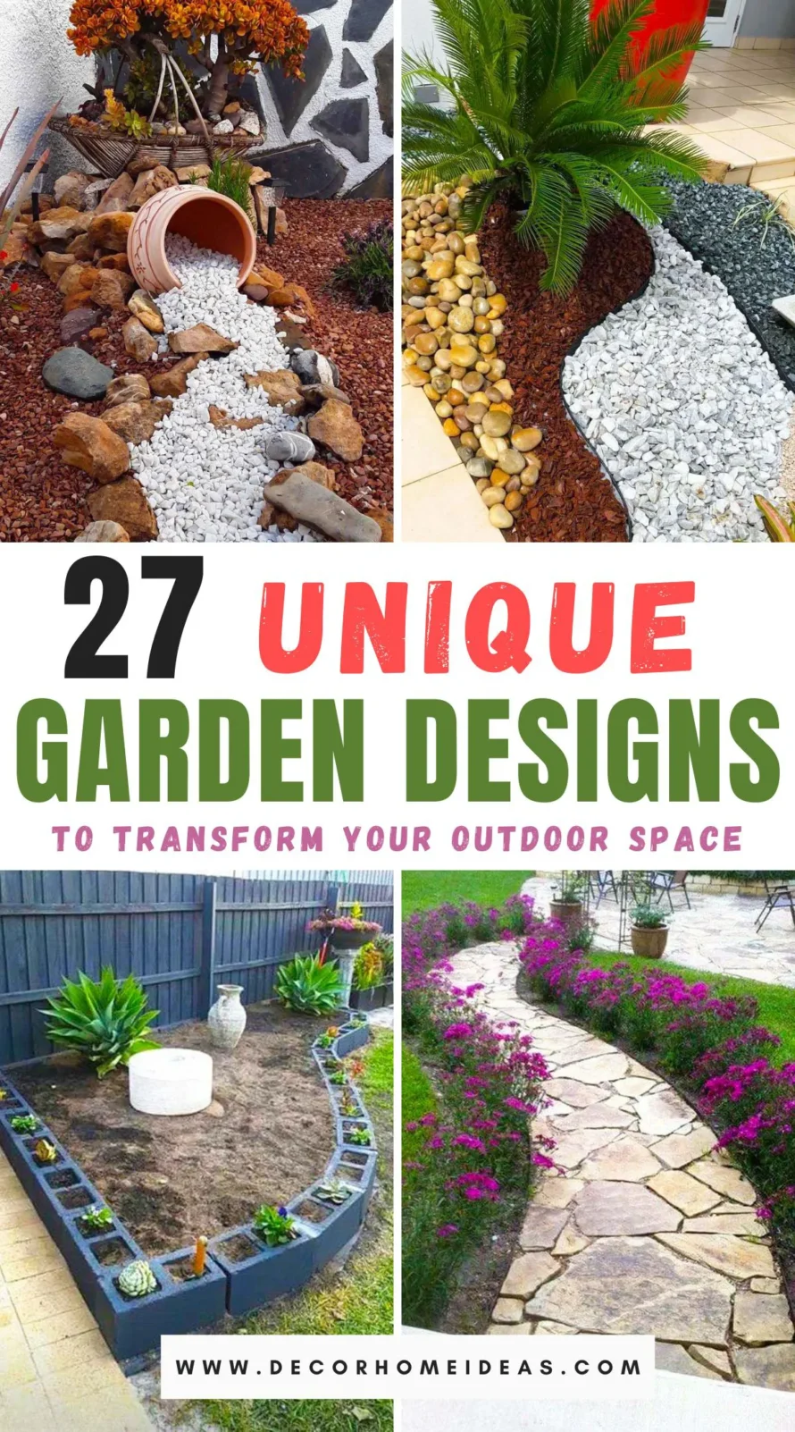 Explore 27 captivating garden ideas that will help you craft your very own Eden. From lush plant arrangements to serene water features, each design is a gateway to creating a tranquil outdoor sanctuary. Ready to bring paradise to your backyard?