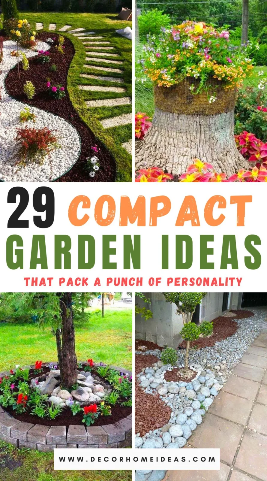 Explore 29 compact garden designs that infuse small spaces with immense personality. This post showcases how to creatively use limited square footage to create vibrant, unique outdoor areas that reflect your style. Get inspired to punch up your petite garden today!