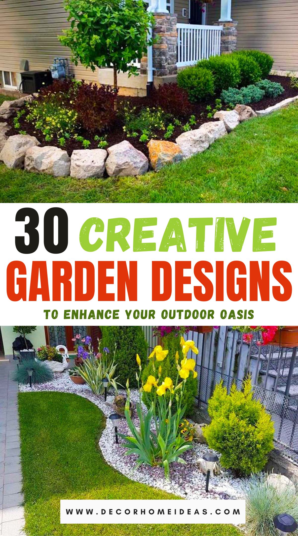 30 Amazing Garden Designs To Create Cozy Outdoor Atmosphere