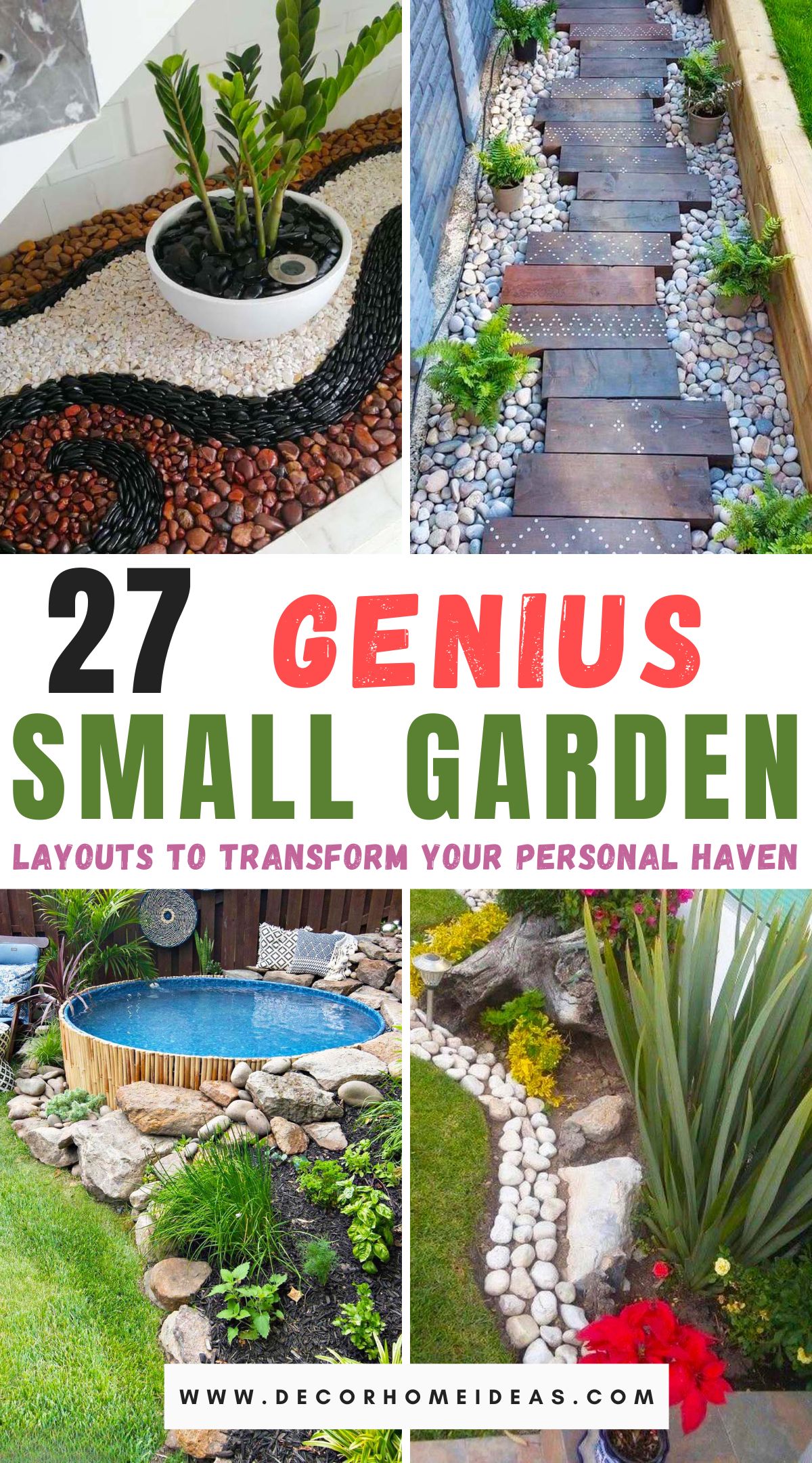 27 Genius Small Garden Layouts to Transform Your Personal Haven