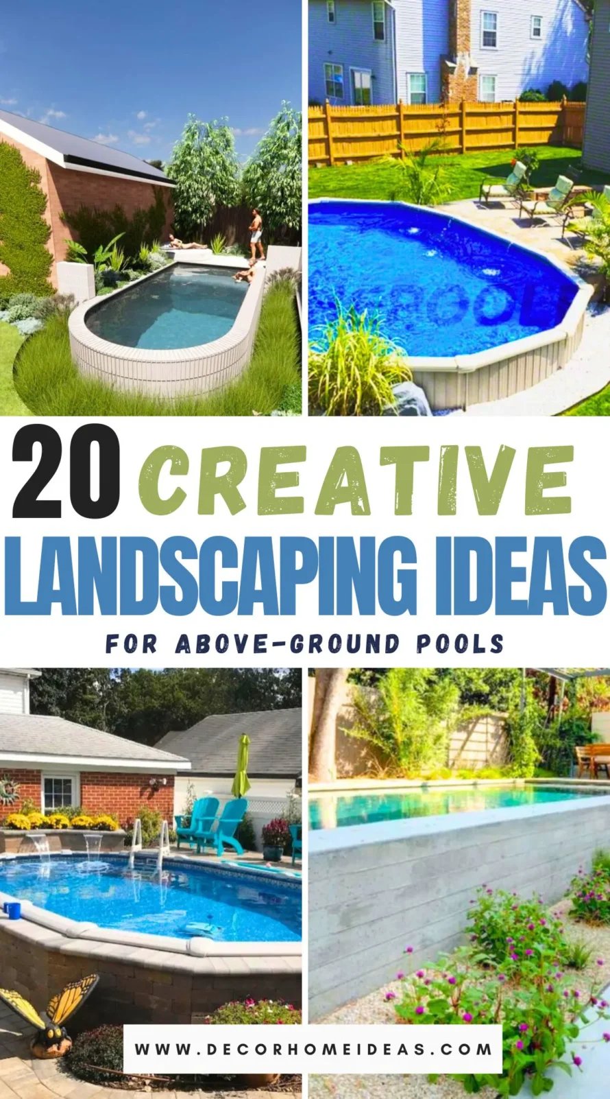 Transform your above-ground pool into a stunning backyard oasis with these 20 creative landscaping ideas. Discover how to use plants, lighting, and unique structures to enhance your pool area. From tropical themes to modern designs, these tips will inspire you to elevate your outdoor space. Dive in to learn more!