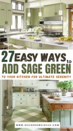 best ways to add sage green to your kitchen 2