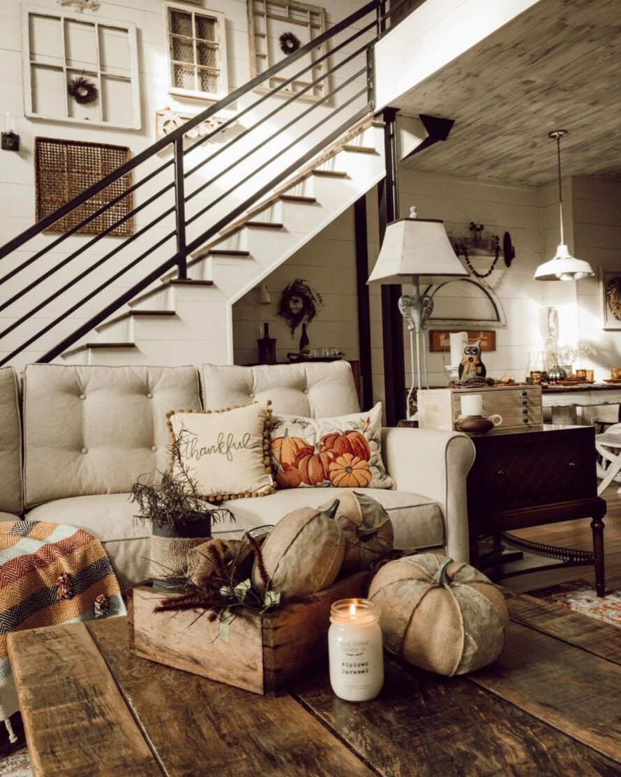 cozy fall apartment decor ideas 12