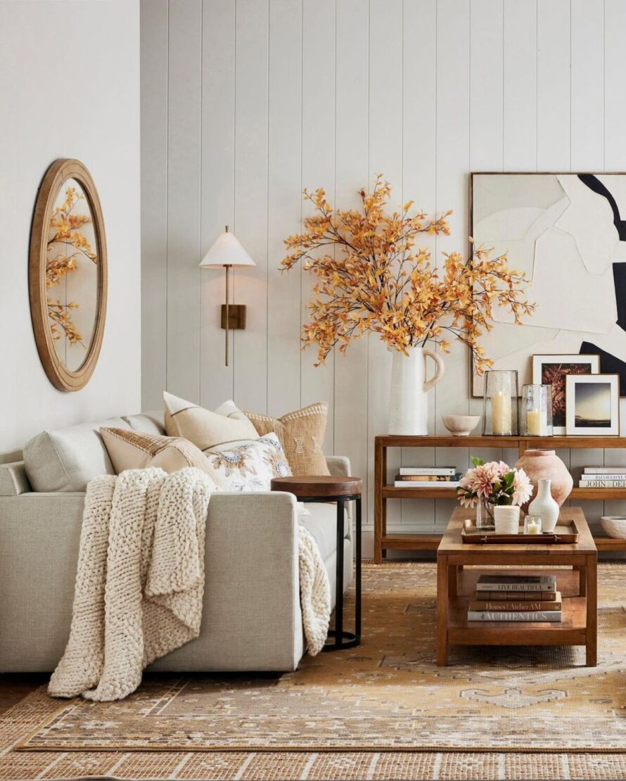 cozy fall apartment decor ideas 8