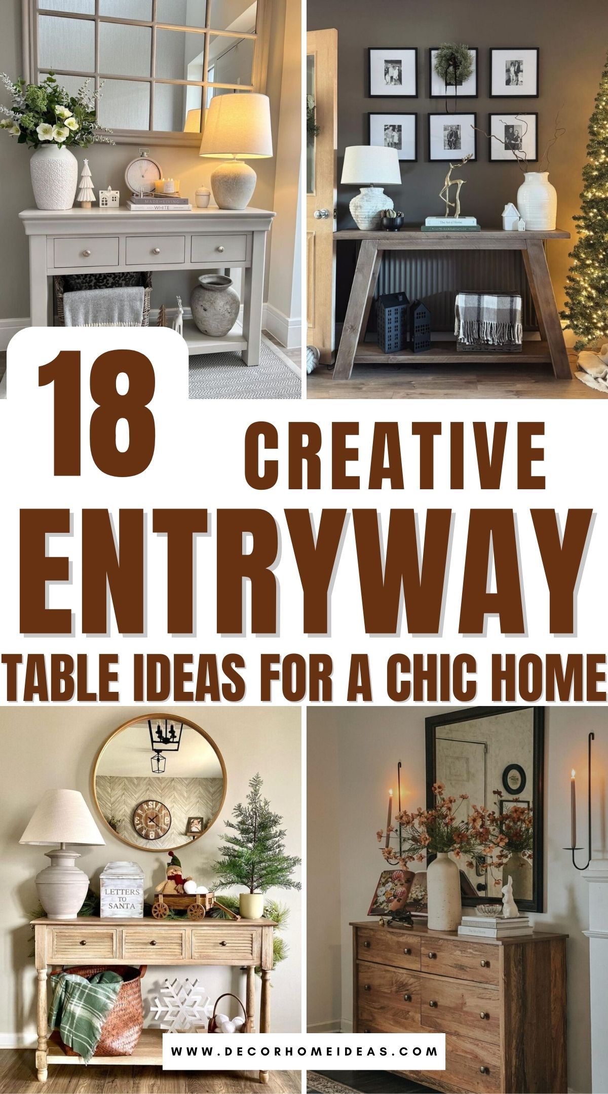 creative entryway table ideas 2