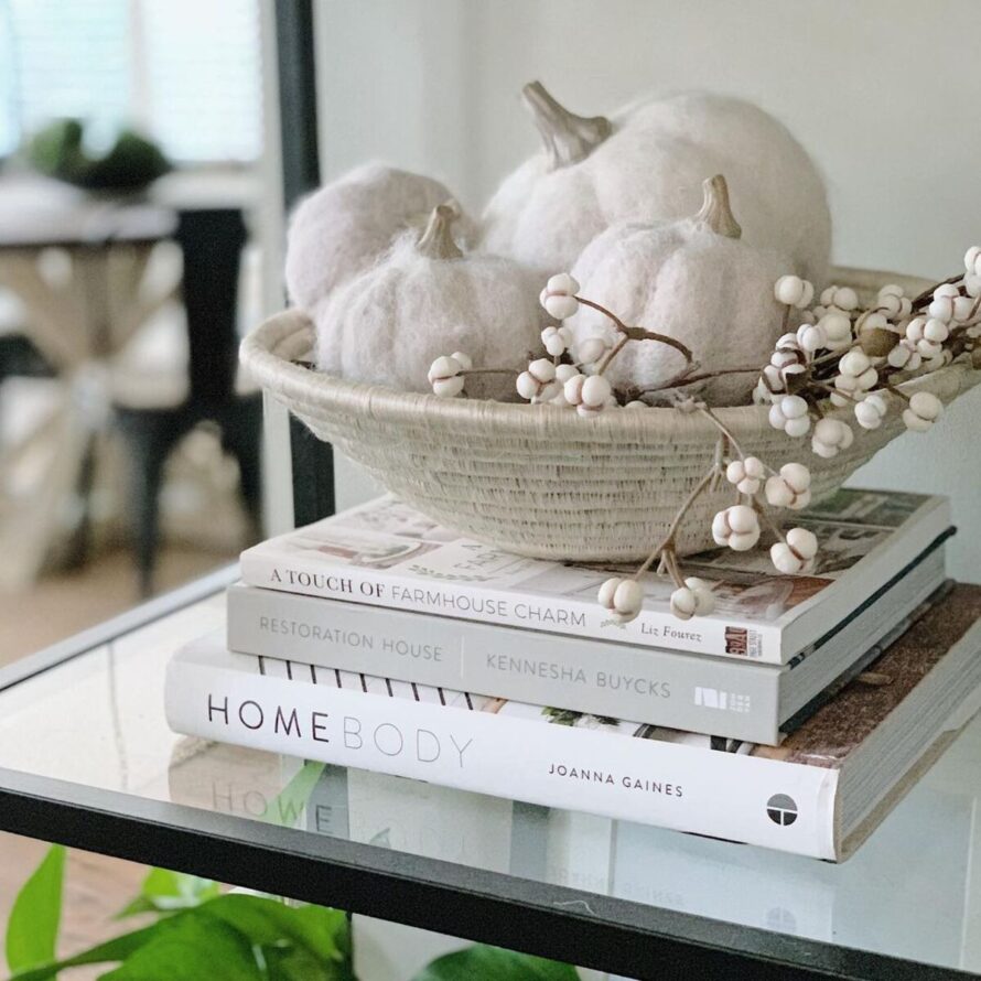 elegant neutral fall decor ideas 5