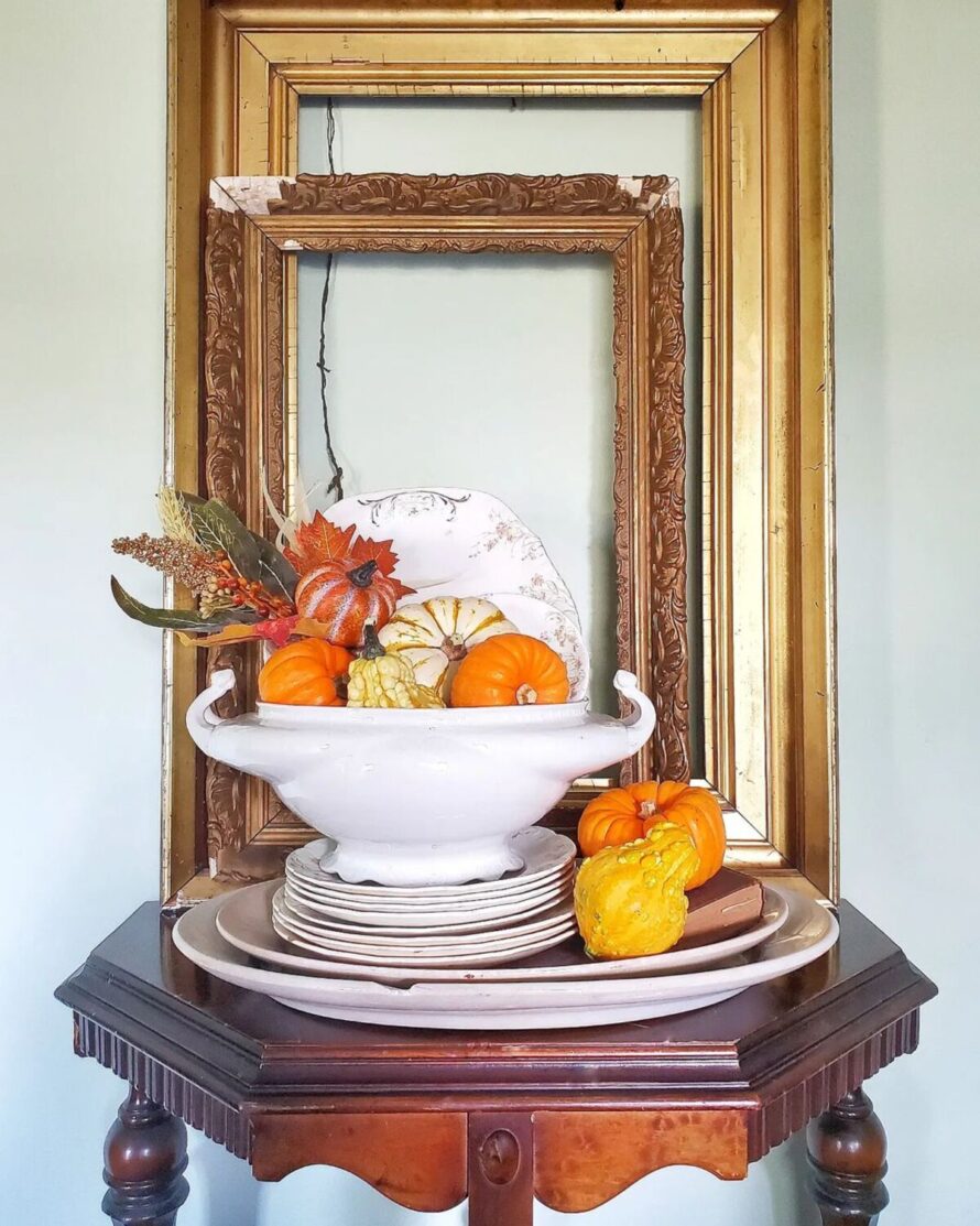 elegant neutral fall decor ideas 7