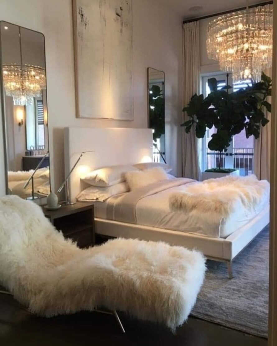 luxurious 'boujee' apartment bedroom ideas 3