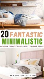minimalistic bedroom inspo