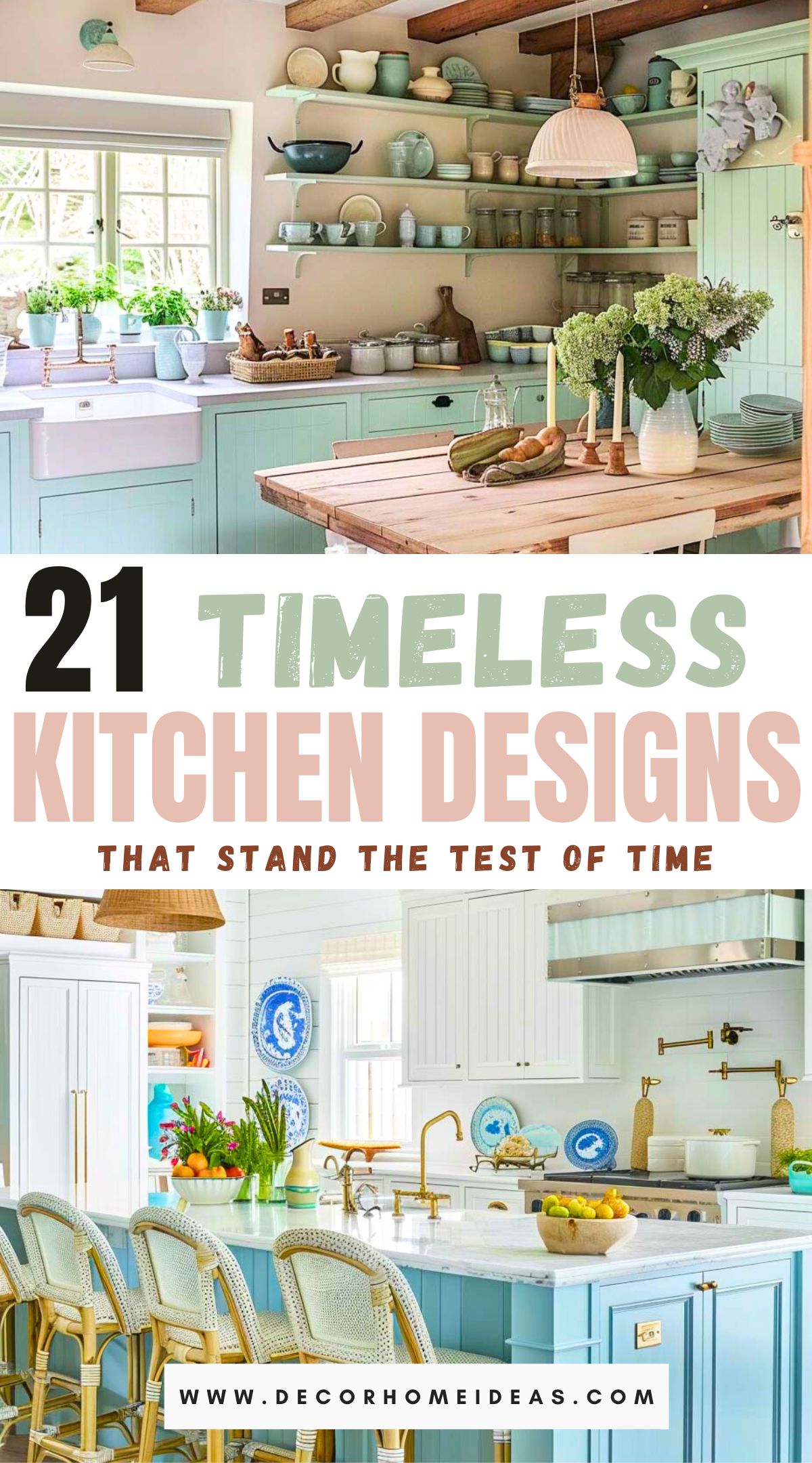 21 Timeless Kitchen Design Ideas That Never Go Out of Style