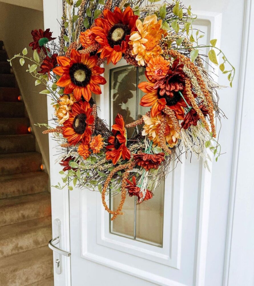 22 gorgeous fall wreaths 1