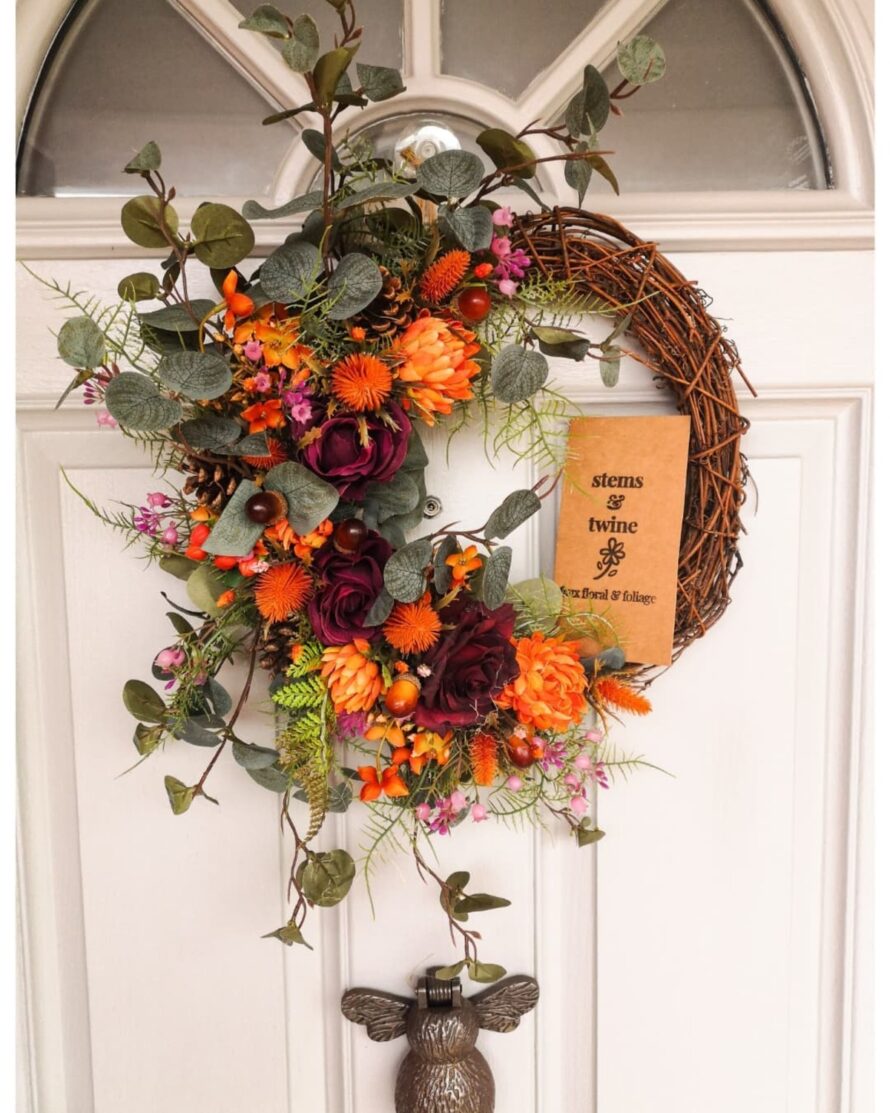 22 gorgeous fall wreaths 10