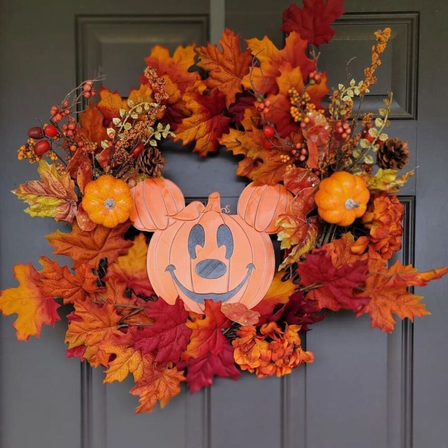 22 gorgeous fall wreaths 14