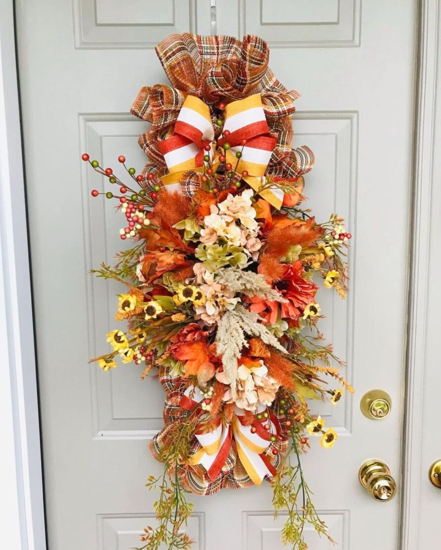 22 gorgeous fall wreaths 4