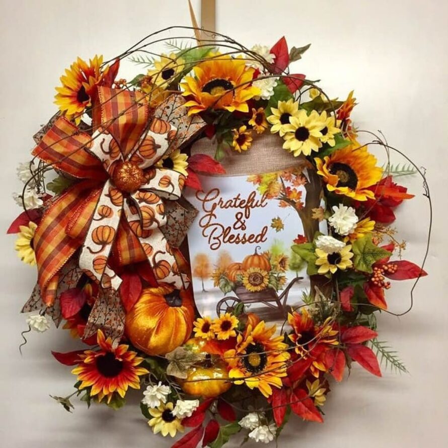 22 gorgeous fall wreaths 8