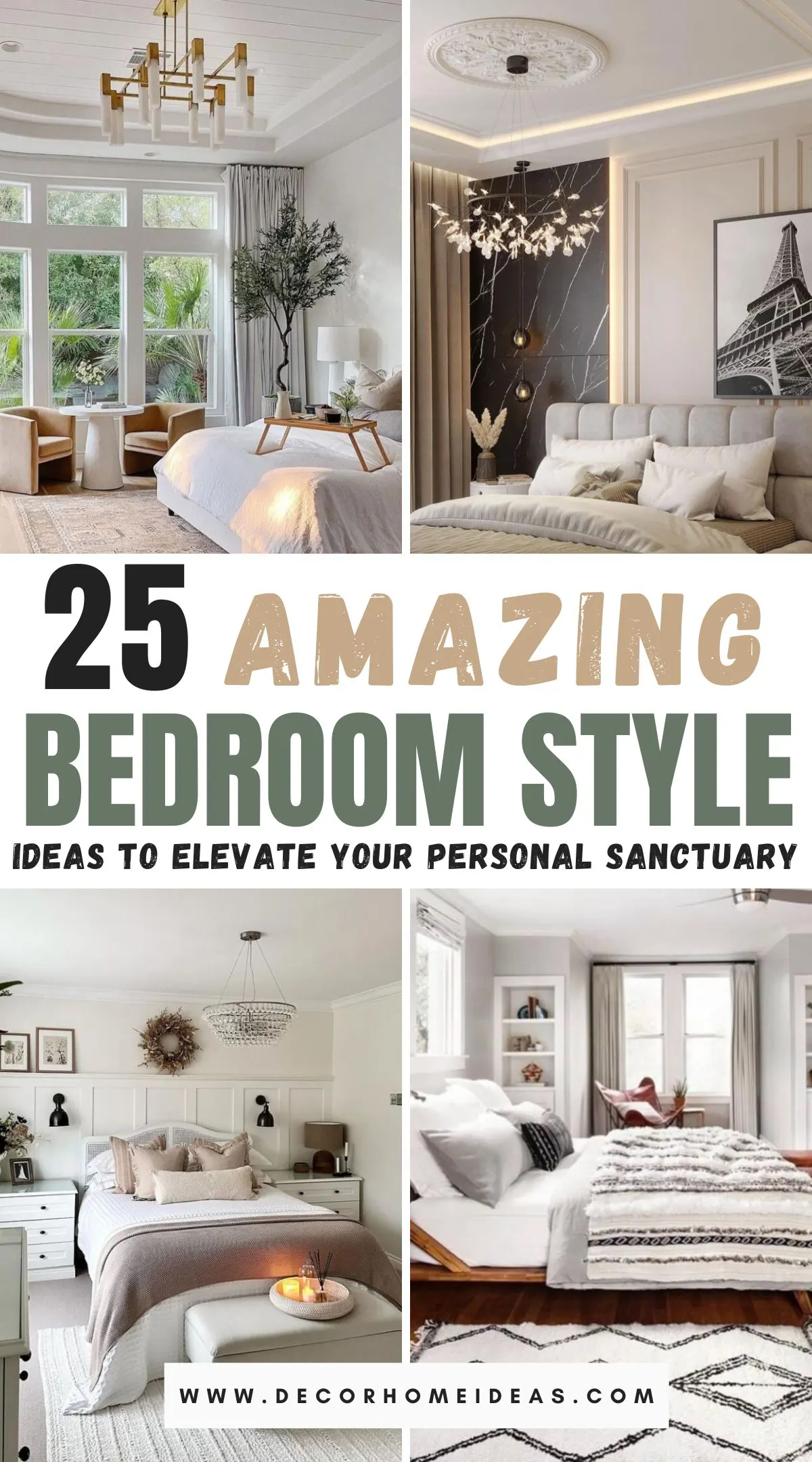 Discover 25 bedroom style ideas to transform your personal sanctuary into a trendy retreat. From chic minimalism to cozy boho vibes, explore creative ways to revamp your space with the latest design trends. Find inspiration to elevate your bedroom into a stylish and inviting haven.