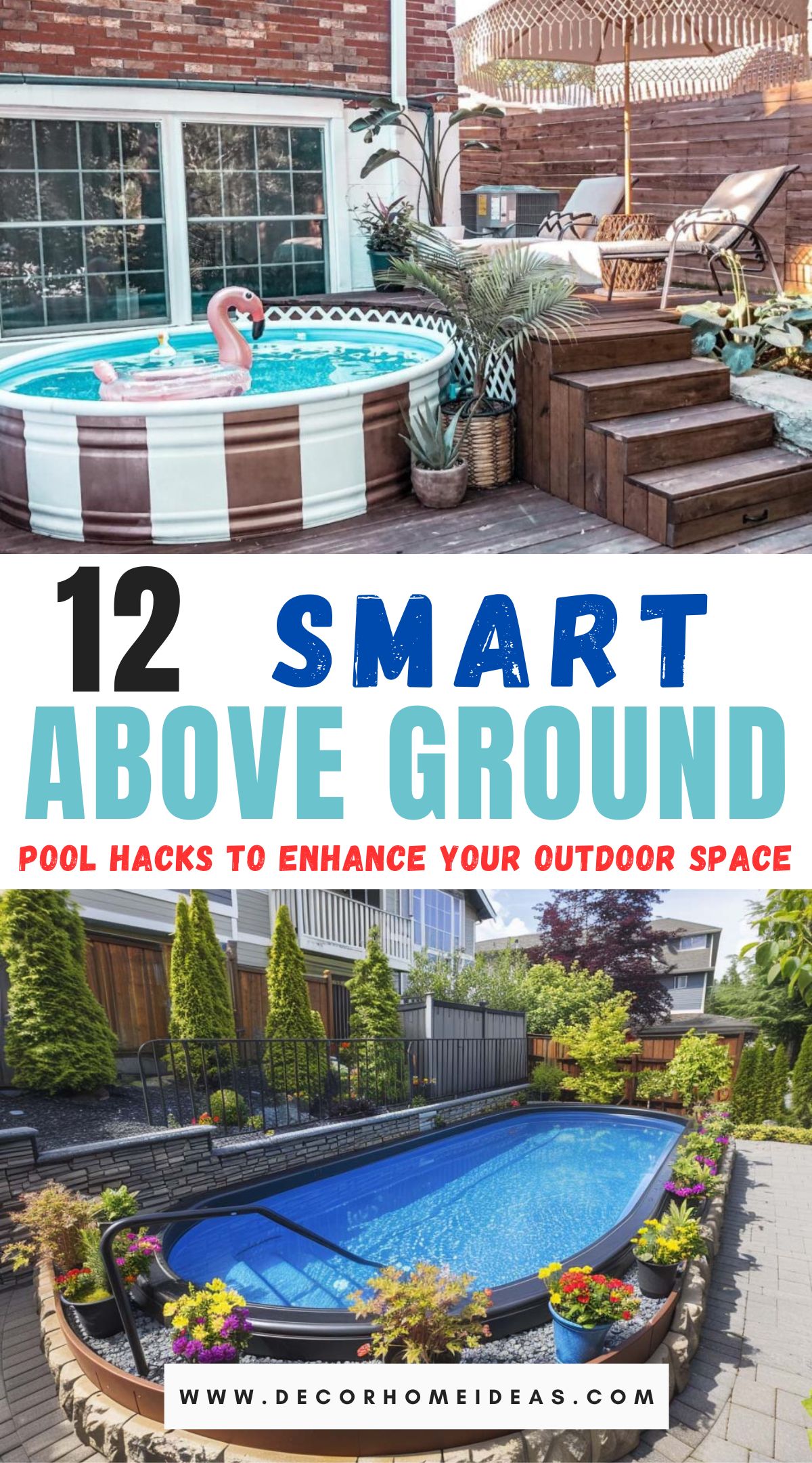 best above ground pool hacks ideas