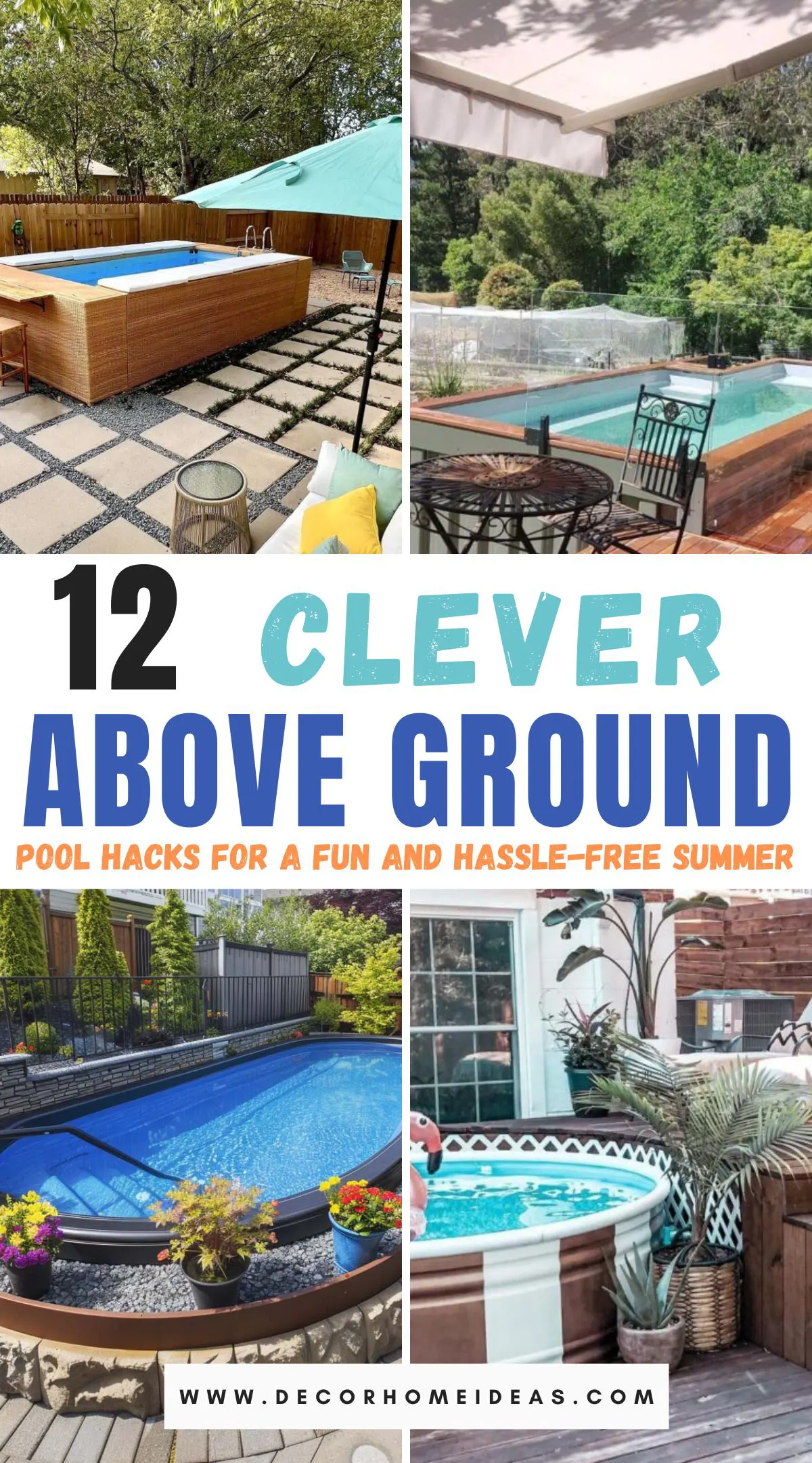 Dive into 12 clever above-ground pool hacks for a fun and hassle-free summer. Learn how to keep your pool clean with minimal effort, enhance your poolside ambiance, and ensure safety for all. These tips will help you make the most of your pool, creating an enjoyable and low-maintenance summer oasis.