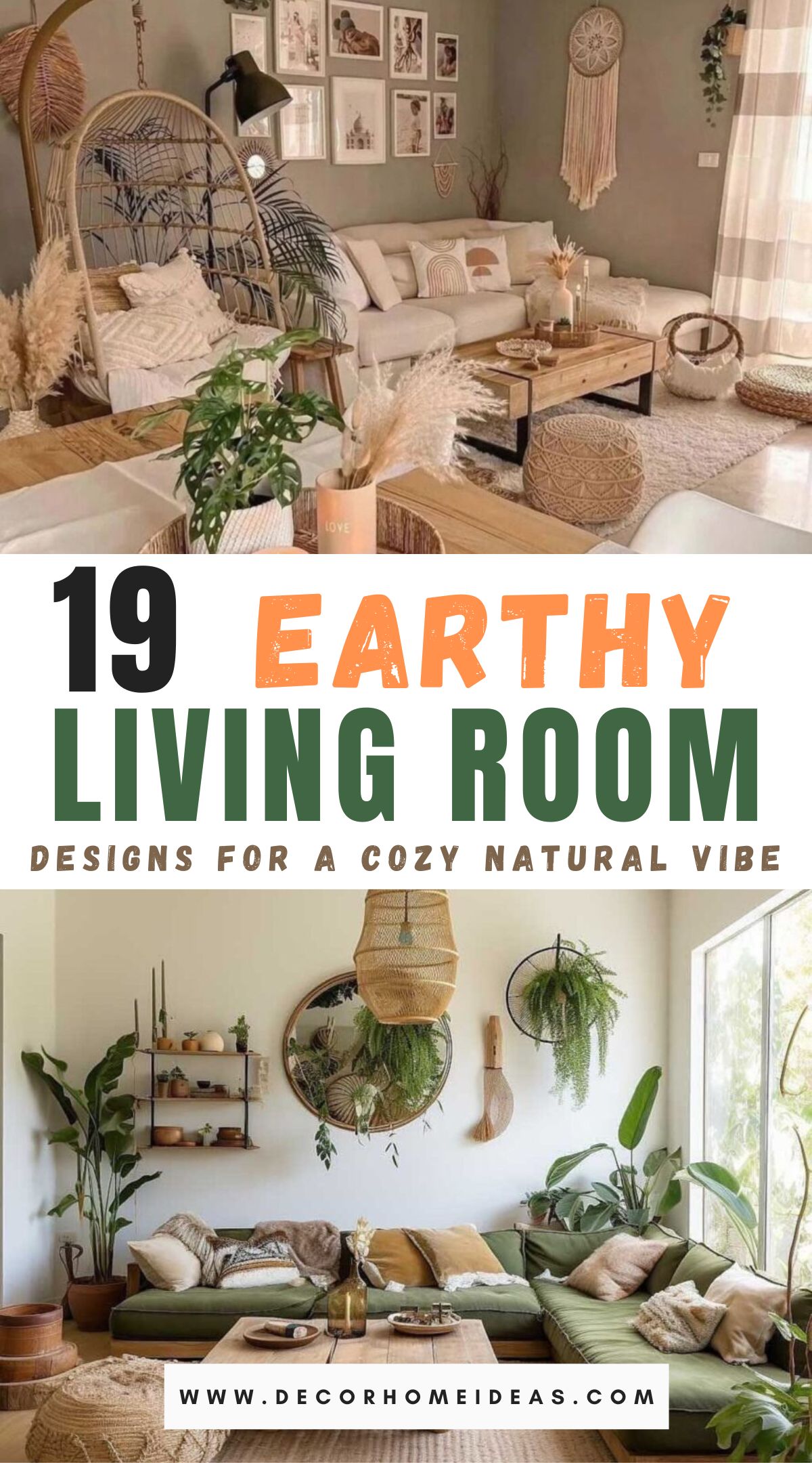 best earthy living room