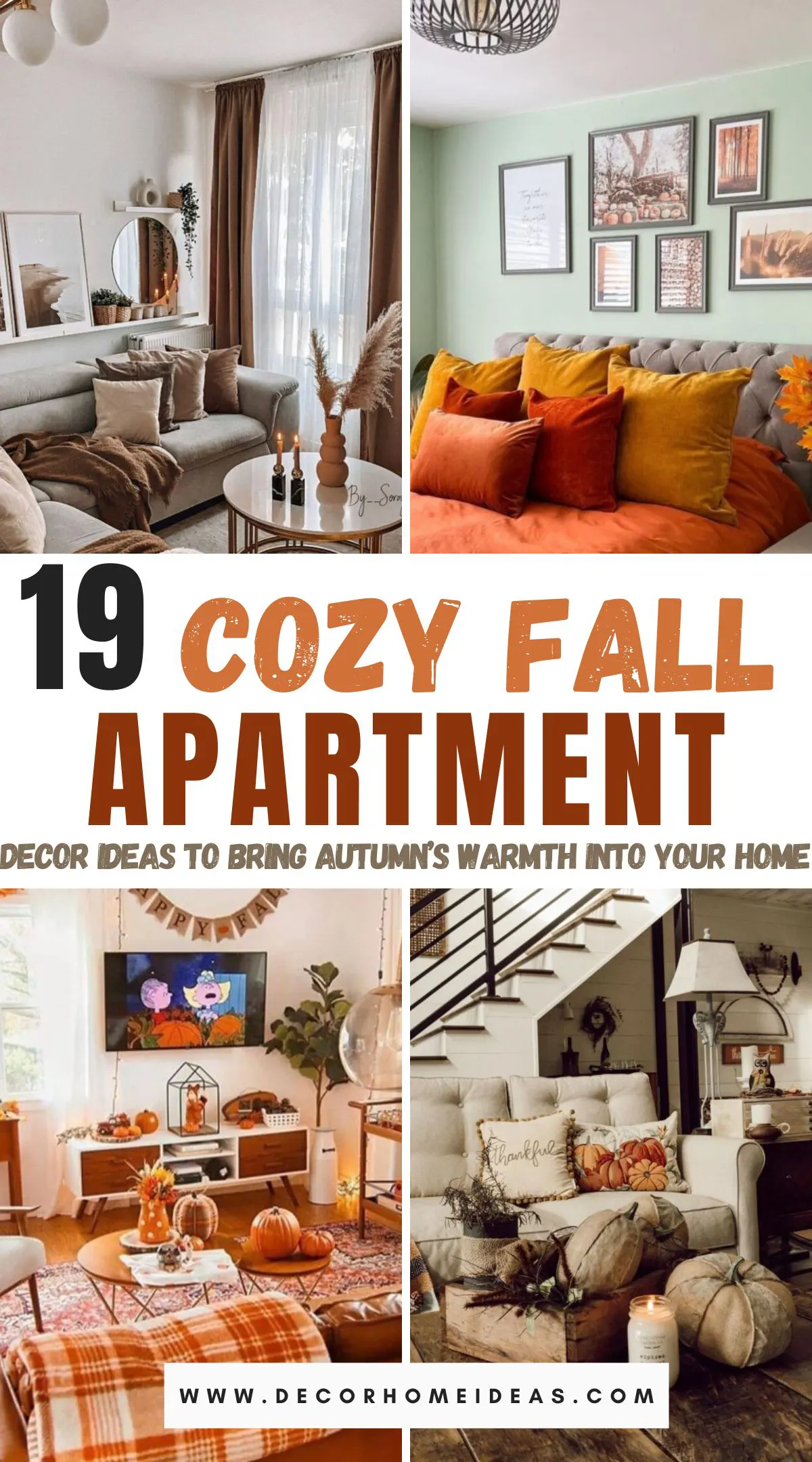 Transform your living space into a snug autumn retreat with these 19 cozy fall apartment decor ideas. From warm-toned throw blankets to pumpkin-themed accents, discover how to infuse your home with the essence of the season. Uncover creative tips and tricks that will make your apartment feel like a warm, inviting haven this fall.