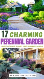 best perrenial gardens layout design front yards