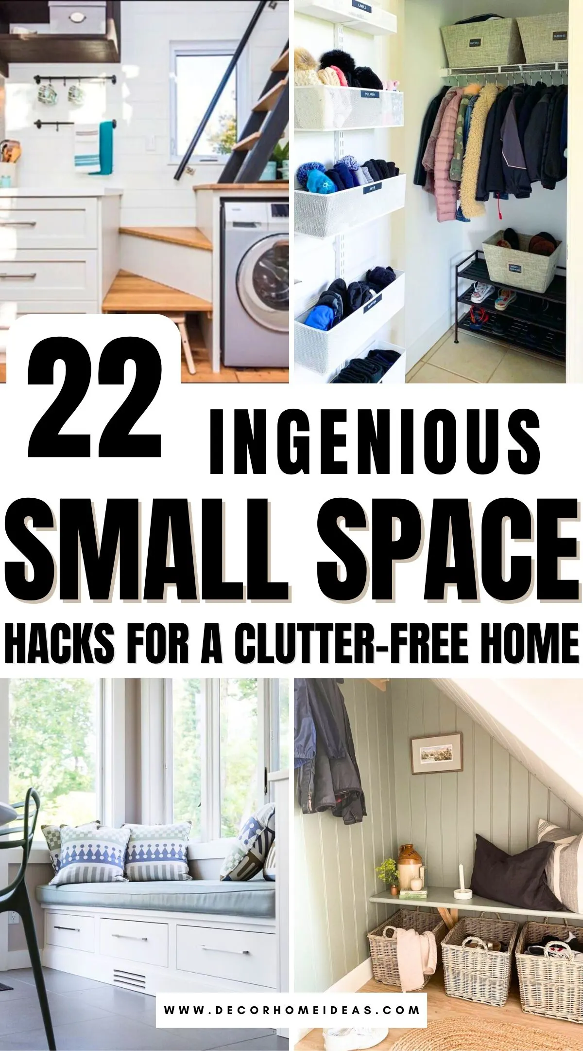 Struggling with clutter? These 22 ingenious small space storage solutions will help you make the most of every inch in your home. From hidden compartments to multi-functional furniture, discover clever ways to organize and create a more spacious, stress-free living area!