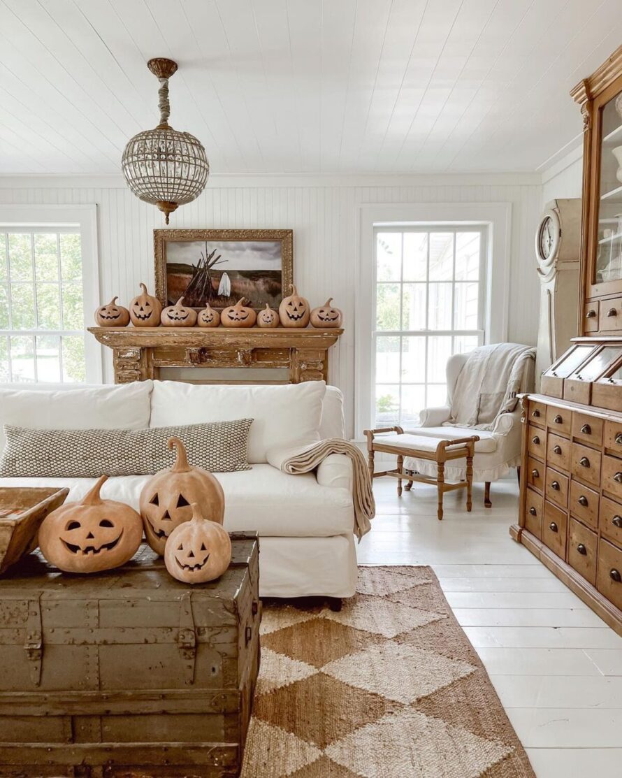 charming farmhouse fall decor ideas 12