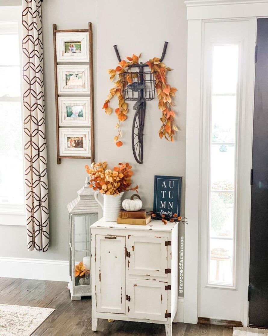 charming farmhouse fall decor ideas 24